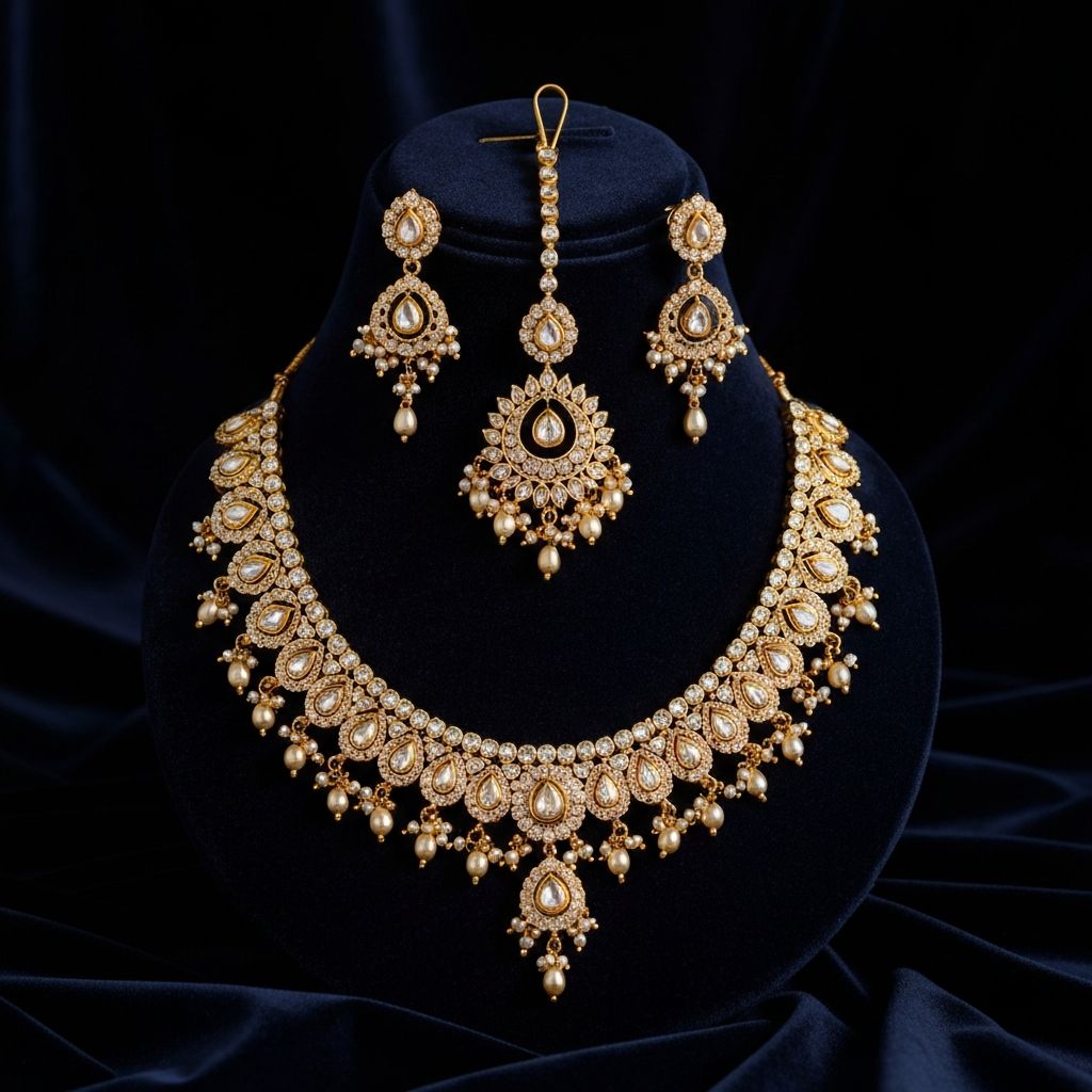 Exquisite Indian bridal jewelry set